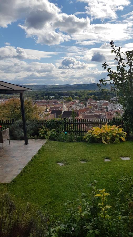 Blick Ueber Krems Mit Gartenpavillon Buitenkant foto